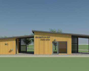 Apmeklētāju centra būvniecība  Parka ielā 35, Mazsalaca, Valmieras novadā